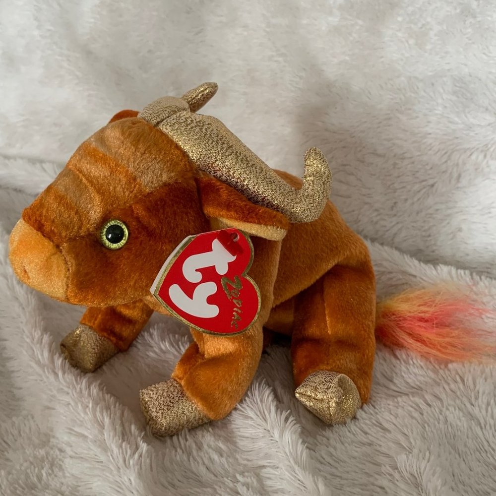 Beanie Baby - OX - tag errors - perfect condition